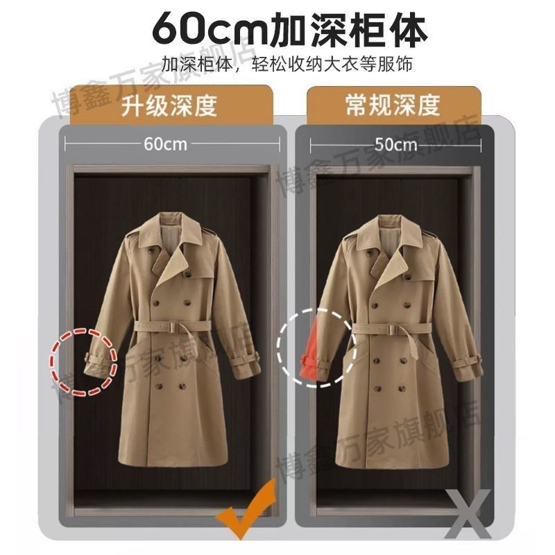 博鑫万家衣柜家用卧室实木生态板儿童柜子出租房用包安装定制衣橱,淘宝优惠券,粉丝福利购,淘宝优惠卷