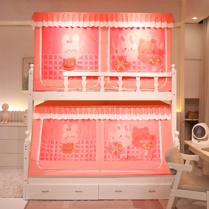 子母床蚊帐1.2m上下铺1.5梯形家用床帘1.儿童高低床层0.9学生,淘宝优惠券,粉丝福利购,淘宝优惠卷