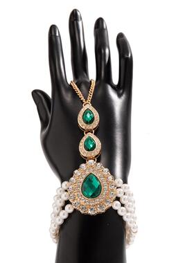 European American Fashion Jewelry Pearllike Diamondstudded G