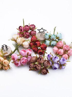 6pcs Wedding Decorative Flowers Christmas Decorations for Ho