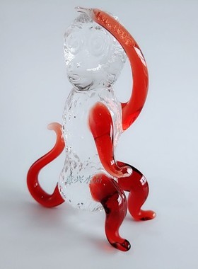 水晶生肖全家福公司礼品鼠牛虎兔龙蛇马羊猴鸡狗客厅酒柜装饰