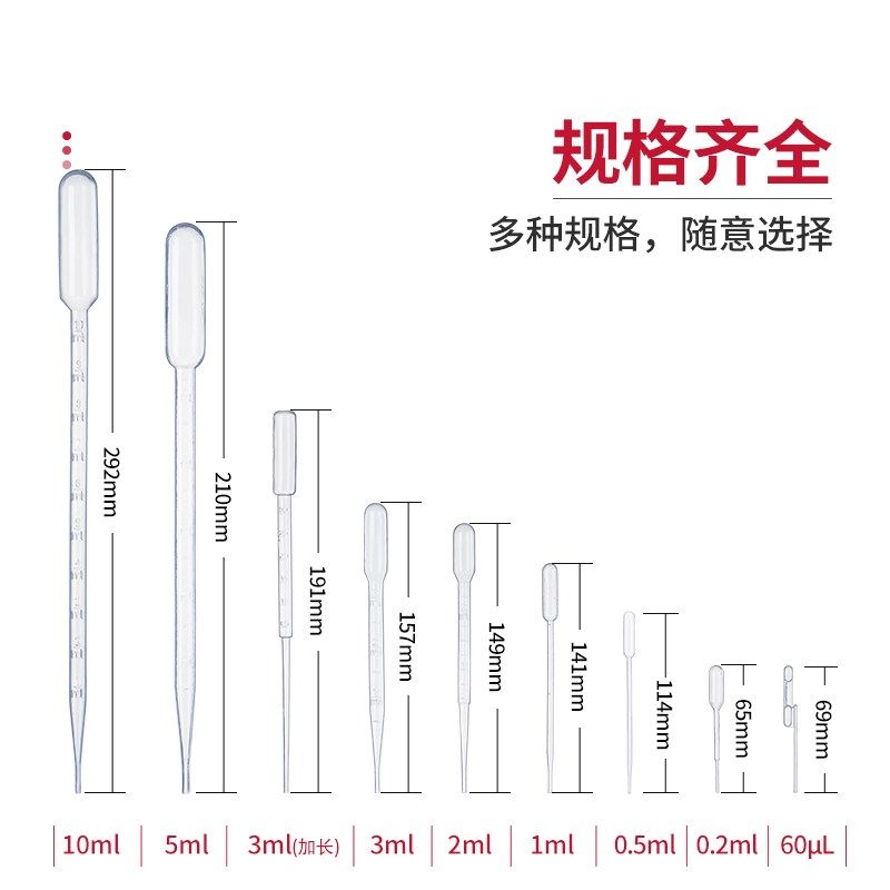 比克曼生物一次性塑料滴管移液吸管巴氏小吸管吸囊 2 3 5 10ml实,淘宝优惠券,粉丝福利购,淘宝优惠卷