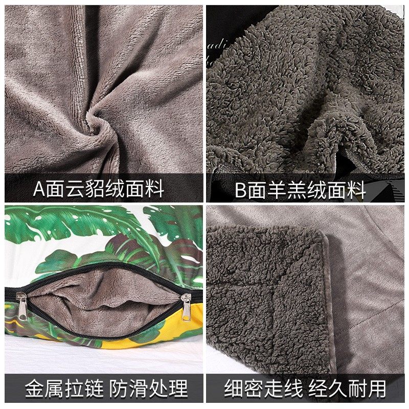 冬季加厚抱枕被子两用珊瑚绒毯子靠垫枕头被折叠汽车空调被三合一,淘宝优惠券,粉丝福利购,淘宝优惠卷