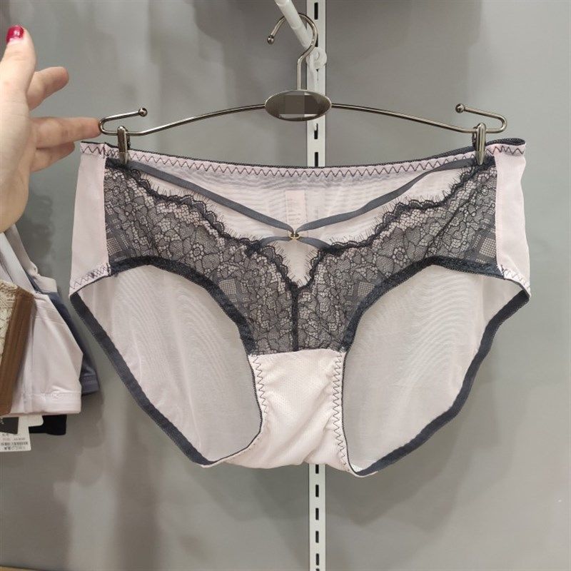 中腰内裤性感透明网纱女士三角裤头3188镂空交叉舒适底裤短裤,淘宝优惠券,粉丝福利购,淘宝优惠卷