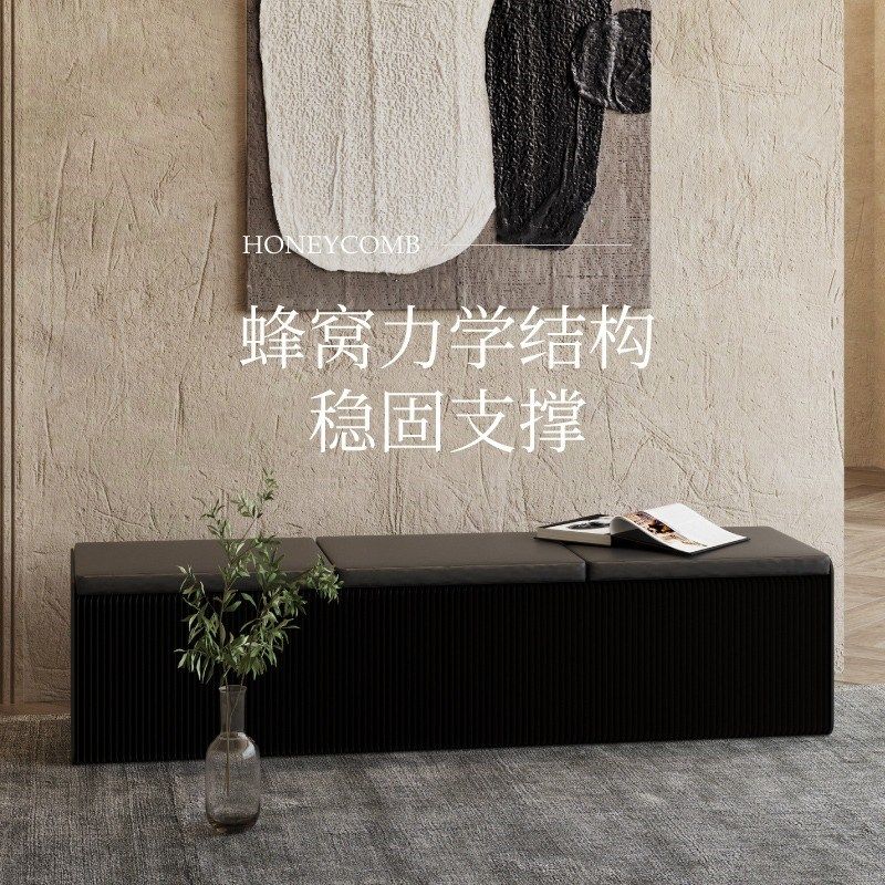 十八纸海绵坐垫长凳软包舒适休息区沙发凳家用商用艺术氛围风琴凳,淘宝优惠券,粉丝福利购,淘宝优惠卷