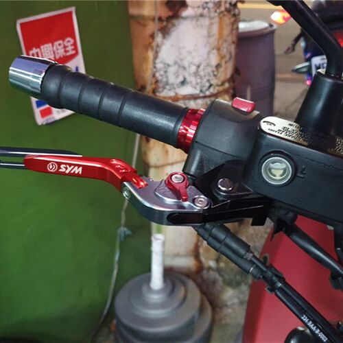SYM三阳野狼T2/T3 SB300 WOLF250 改装刹车牛角 离合手把拉杆配件 - 图1