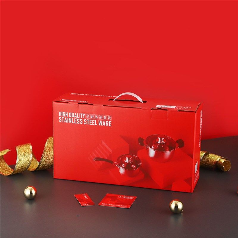 不锈钢锅具套装加厚复合钢奶锅汤锅二件套装电磁炉实用礼品锅,淘宝优惠券,粉丝福利购,淘宝优惠卷