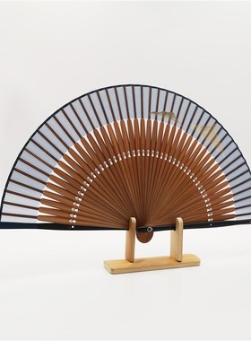 Fan风度扇架扇子摆件装饰物抖音压克力中式现代创意金属立体高低