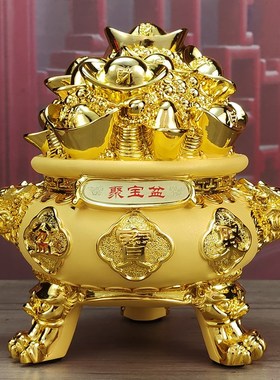 金元宝存钱罐只进不出可存可取家用储蓄罐装饰品摆件店铺开业礼品