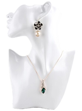 梳妆台摆件半面模特架丝巾模特首饰样板房衣帽间衣柜梳妆台摆件