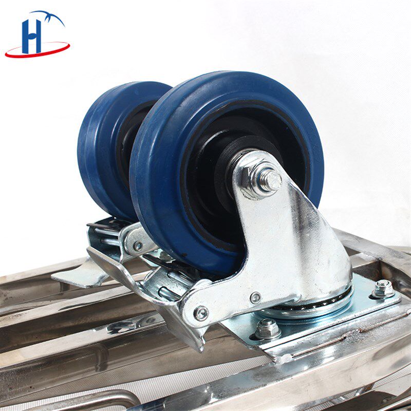 行李车 折叠 便携 万向轮不锈钢音响拖车四轮推车拖车买菜购物车,淘宝优惠券,粉丝福利购,淘宝优惠卷