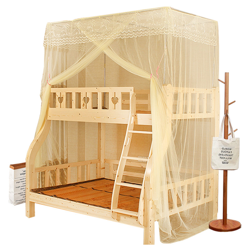 子母床蚊帐上下铺1米1.2米1.5m床儿童双层床高低铺上下床公主纹账,淘宝优惠券,粉丝福利购,淘宝优惠卷