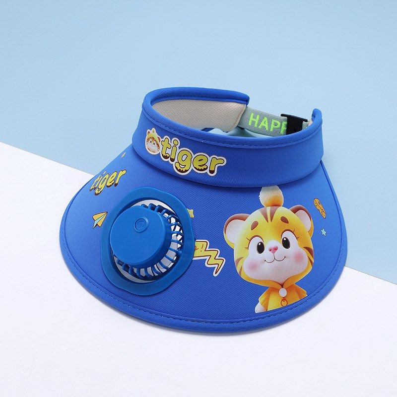 儿童防晒帽夏季男童遮阳帽小孩大帽檐女孩太阳帽宝宝空顶风扇帽子,淘宝优惠券,粉丝福利购,淘宝优惠卷