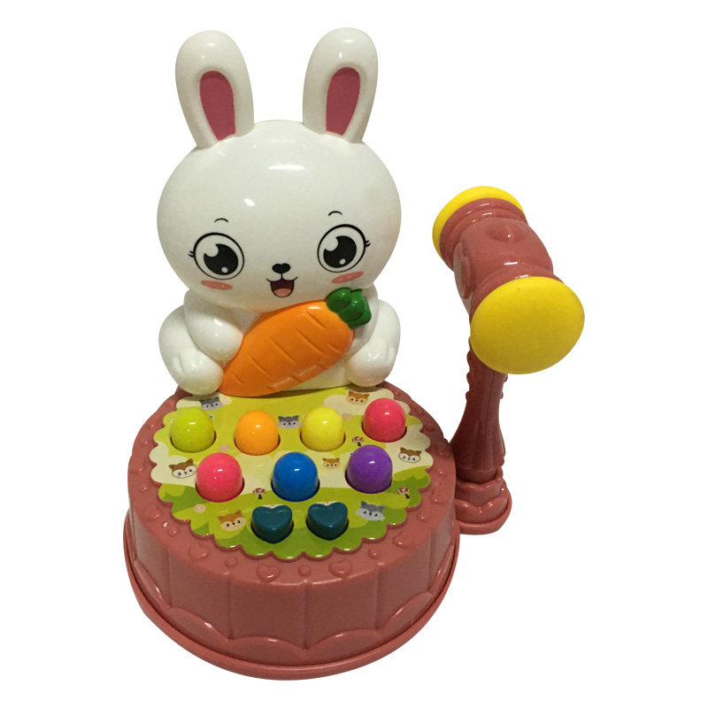 儿童Q萌兔打地鼠玩具幼儿益智多功能按键音乐宝宝0-3岁早教故事机,淘宝优惠券,粉丝福利购,淘宝优惠卷