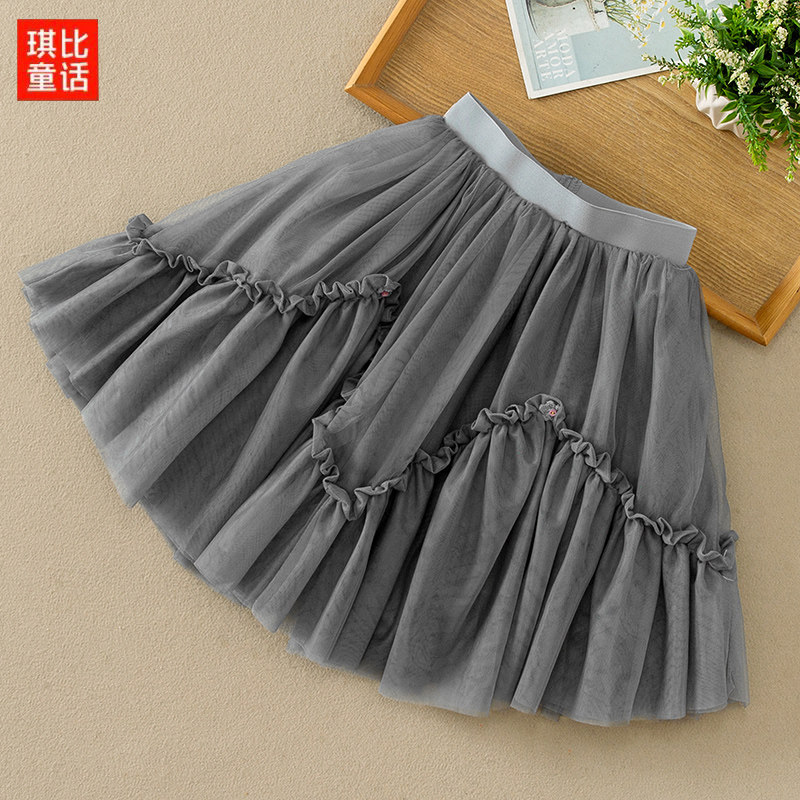 女童半身裙纱裙夏季2023新款儿童公主裙蓬蓬裙春秋外穿女孩短裙子,淘宝优惠券,粉丝福利购,淘宝优惠卷