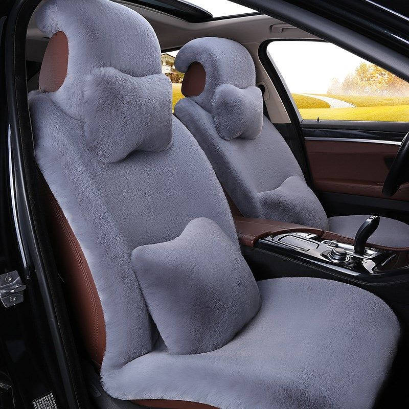 汽车坐垫冬季羊毛绒短毛冬天全包围棉座垫加厚仿兔毛男女通用座套,淘宝优惠券,粉丝福利购,淘宝优惠卷