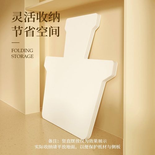 十八纸展台展示架装饰陈列置物展架多层中岛展示台可折叠轻型展桌 - 图2