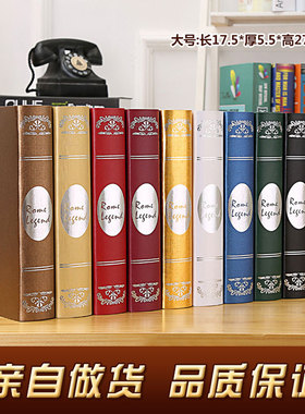 仿真书壳摆件欧式 影楼网咖道具书假书 客厅书柜餐厅饰品装饰书