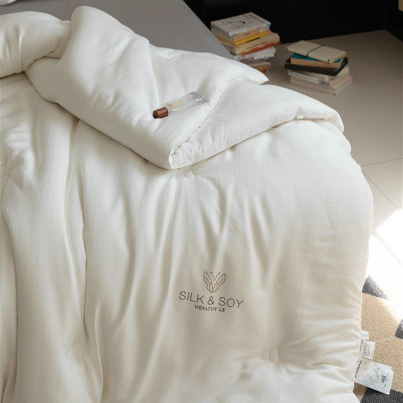 A类大豆蚕宝被 春秋被夏被可机洗1.8空调薄被冬被1.5m2米2.3 2.4m,淘宝优惠券,粉丝福利购,淘宝优惠卷