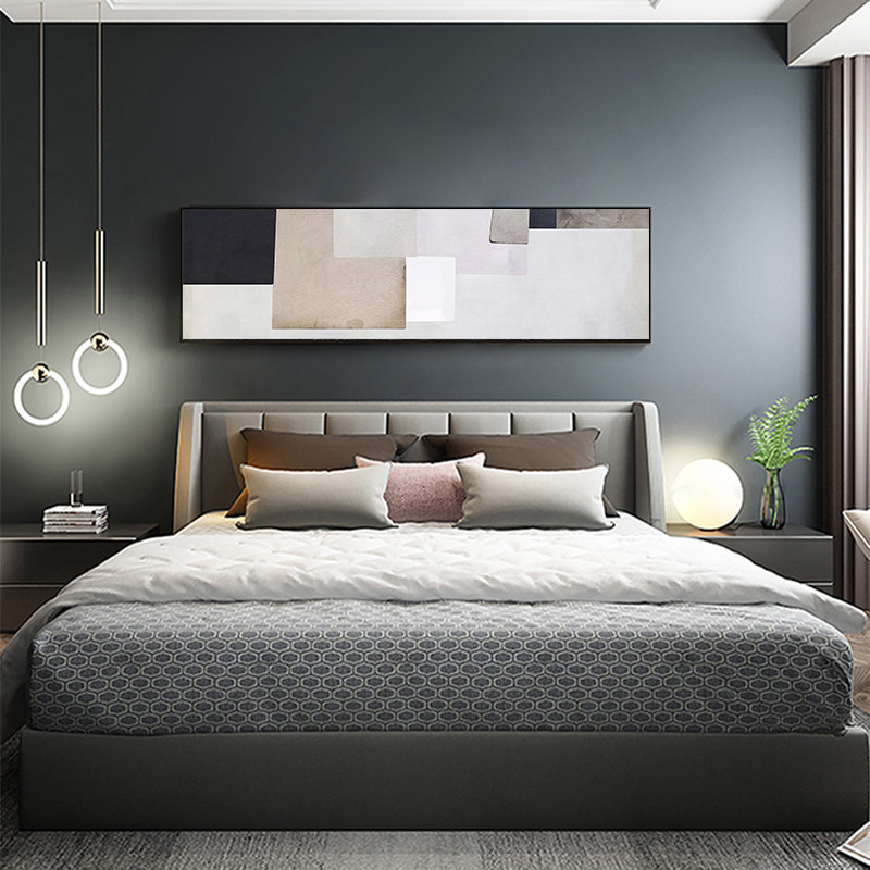 G-356现代抽象装饰画卧室床头画客厅沙发背景办公室酒店挂画横副,淘宝优惠券,粉丝福利购,淘宝优惠卷