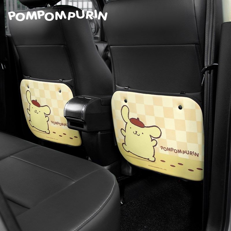 布丁狗汽车防踢垫后排座椅背车内通用儿童卡通保护防脏防磨防护垫,淘宝优惠券,粉丝福利购,淘宝优惠卷