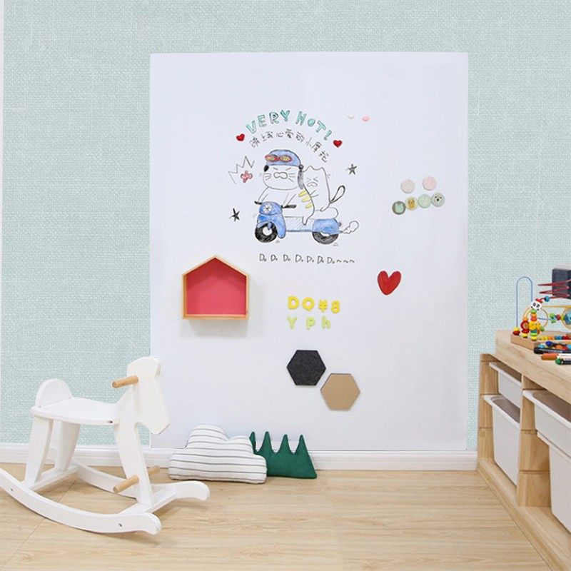 墙纸墙布专用黑板墙贴磁性可移胶不伤儿童家用加厚软白板墙贴膜可,淘宝优惠券,粉丝福利购,淘宝优惠卷