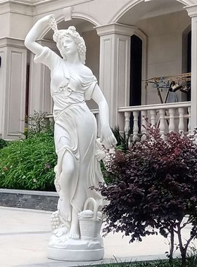 欧式音乐仕女人物雕塑天使四季女神庭院花园装饰婚礼道具创意摆件