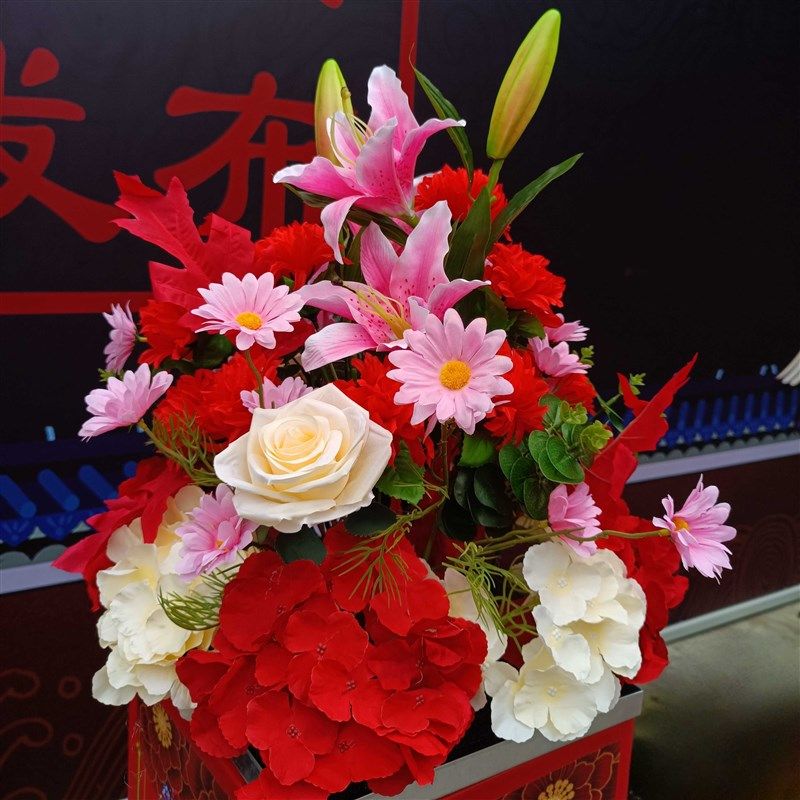 婚庆红事路引灯箱结婚喜事道具舞台场景布置装饰摆件路引花喜气,淘宝优惠券,粉丝福利购,淘宝优惠卷