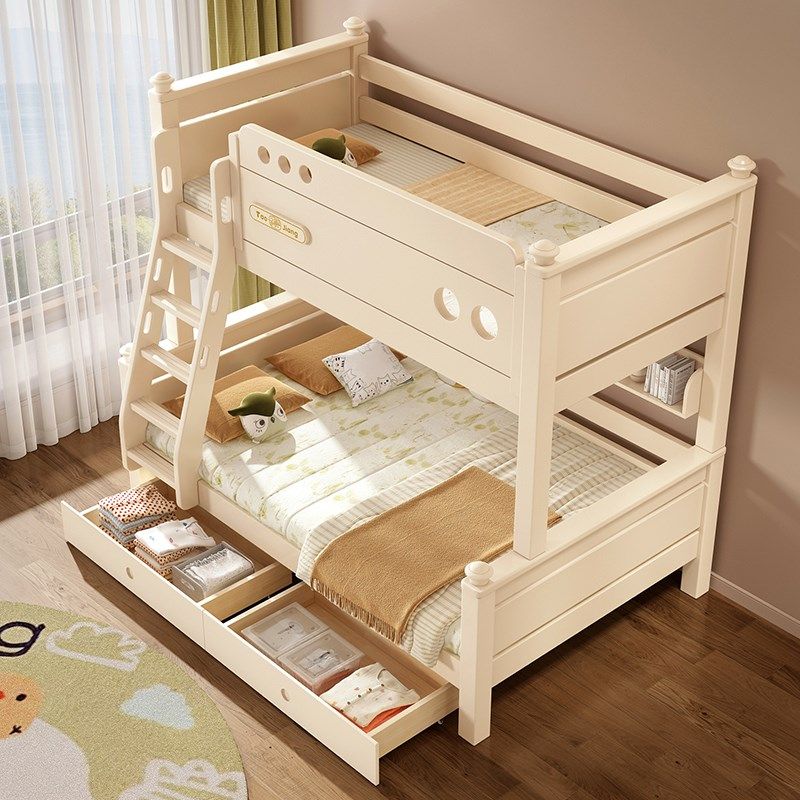 全实木双层床子母床经济型床儿童床高低床双层床,淘宝优惠券,粉丝福利购,淘宝优惠卷