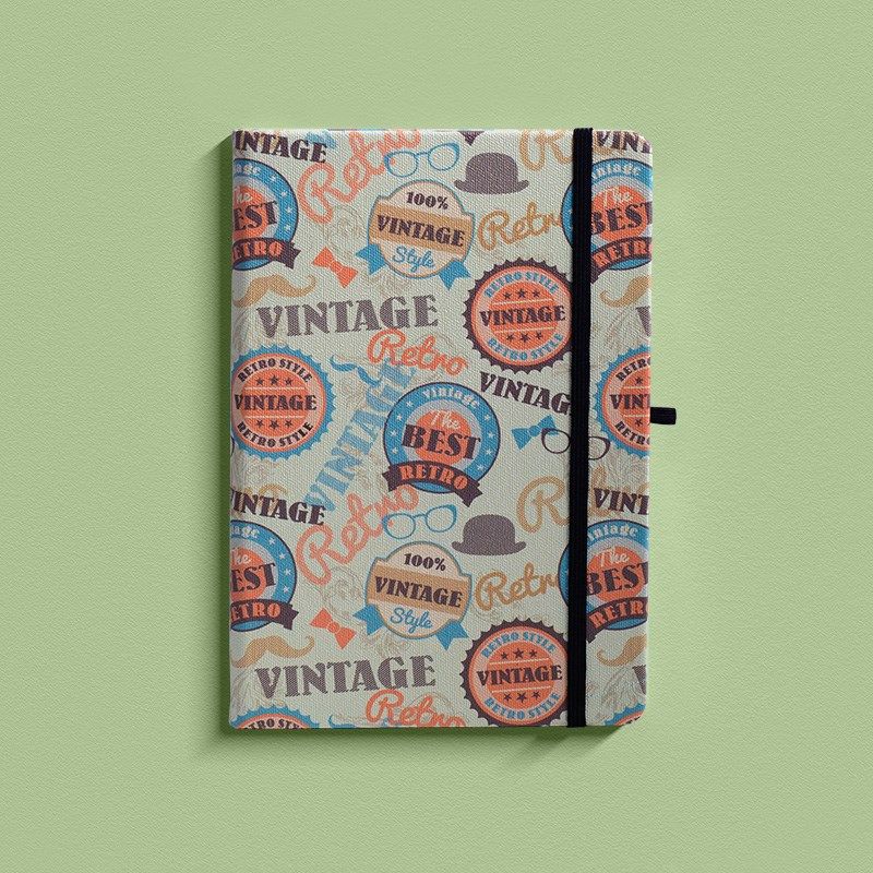 复古点阵子弹笔记本绑带本子160克超厚书写小清新A5硬面手帐本,淘宝优惠券,粉丝福利购,淘宝优惠卷