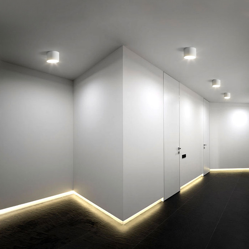 新款led明装圆形筒灯简约入户门厅走廊过道阳台储物衣帽间吸顶灯,淘宝优惠券,粉丝福利购,淘宝优惠卷