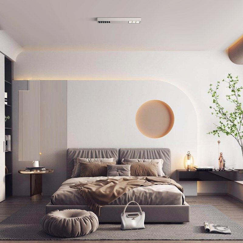 明装筒灯极简超薄led天花吸顶灯长方形防眩射灯客厅无主灯照明,淘宝优惠券,粉丝福利购,淘宝优惠卷