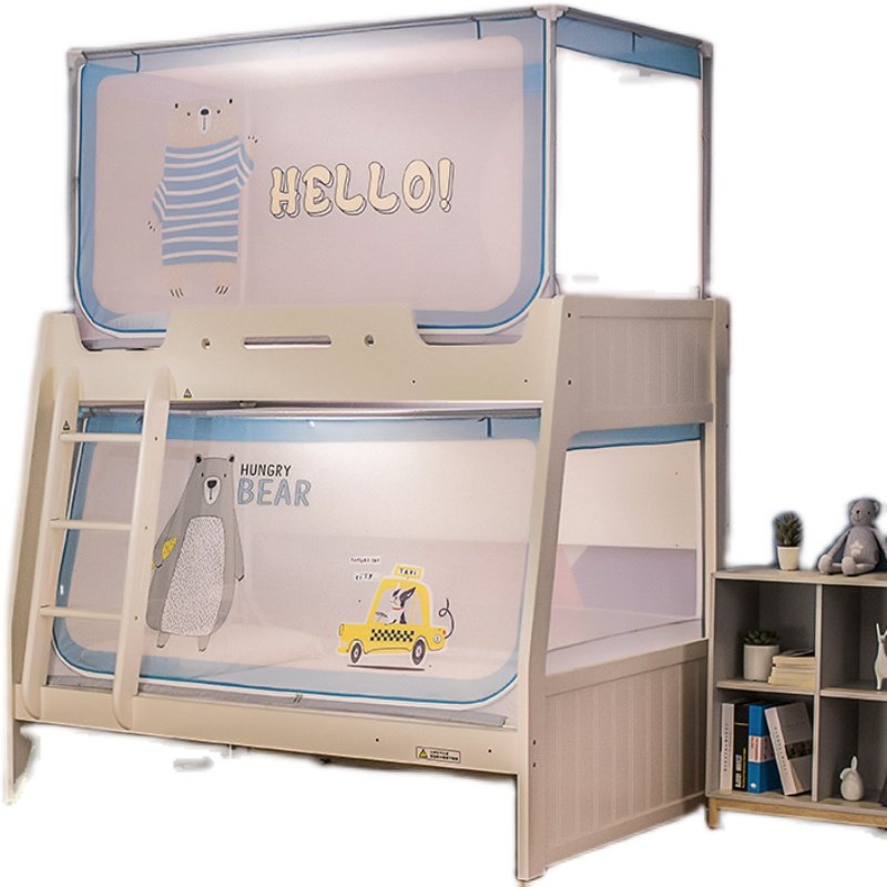 康亨子母床蚊帐上下铺梯形学生儿童床上下高低床防蚊一体式全底,淘宝优惠券,粉丝福利购,淘宝优惠卷