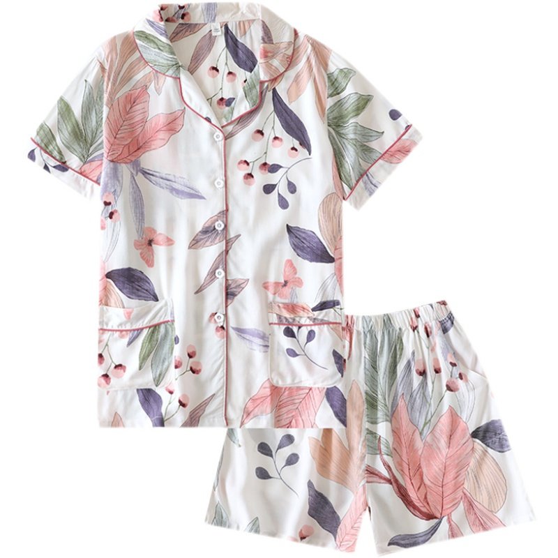 棉绸睡衣女士夏季薄款2021年新款夏天短袖短裤两件套装居家居服,淘宝优惠券,粉丝福利购,淘宝优惠卷
