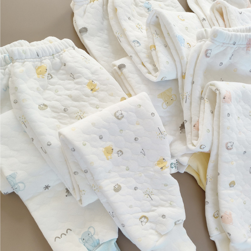 儿童纯棉加厚秋裤保暖裤学生男女童三层夹棉裤子秋冬宝宝睡裤柔软,淘宝优惠券,粉丝福利购,淘宝优惠卷