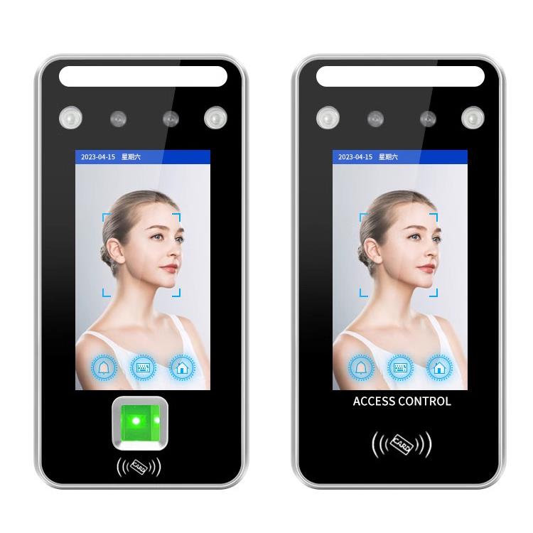 4.3-inch adaptive photosensitive dynamic face recognition access control all-in-one face card swipe password attendance access control