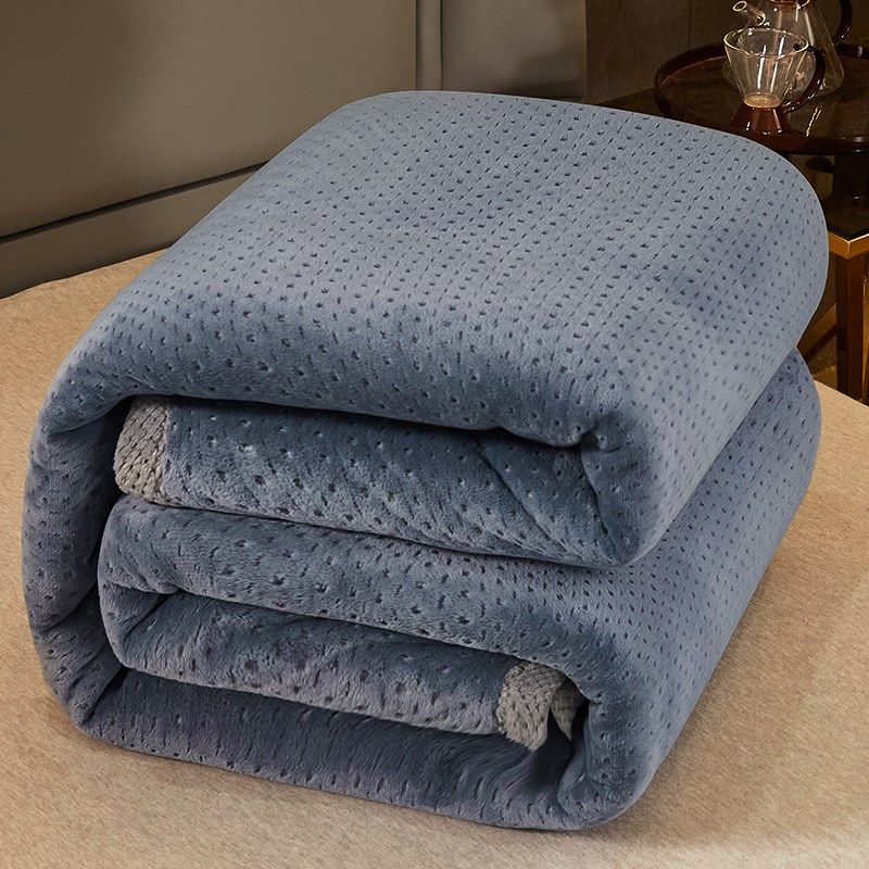 珊瑚绒毛毯冬季加厚法兰绒空调毯床上用单双人小毯子午休沙发盖毯,淘宝优惠券,粉丝福利购,淘宝优惠卷