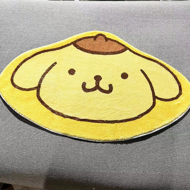 可爱卡通异形布丁狗地毯防滑家用卧室客厅地垫床边毛绒垫儿童房,淘宝优惠券,粉丝福利购,淘宝优惠卷