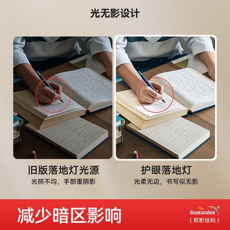 台灯护眼学习专用防近视书桌儿童学生写作业大路灯无影桌面落地灯,淘宝优惠券,粉丝福利购,淘宝优惠卷