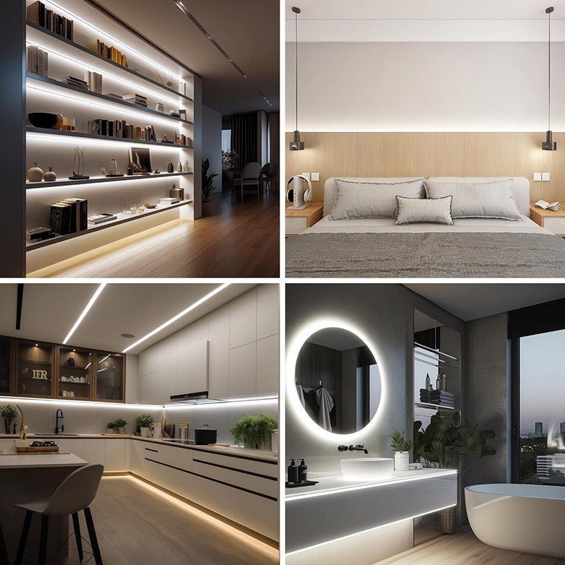 护眼全光谱普瑞灯带超亮24V灯带LED灯条汽车酒柜电视柜下3500K,淘宝优惠券,粉丝福利购,淘宝优惠卷