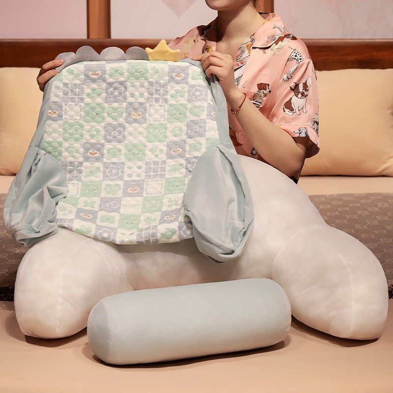 冰豆豆床头靠垫软包大靠背护腰靠枕沙发抱枕宿舍床上看书枕头孕妇,淘宝优惠券,粉丝福利购,淘宝优惠卷