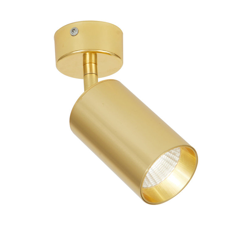 LED明装射灯可调角度单个家用背景墙小吸顶式聚光射灯天花板灯筒,淘宝优惠券,粉丝福利购,淘宝优惠卷