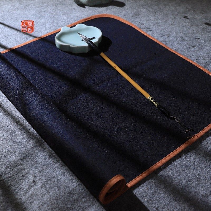 【鸿猷文房】水洗毛毡 防滑毛毡垫子书法专用桌布包边成人初学高,淘宝优惠券,粉丝福利购,淘宝优惠卷