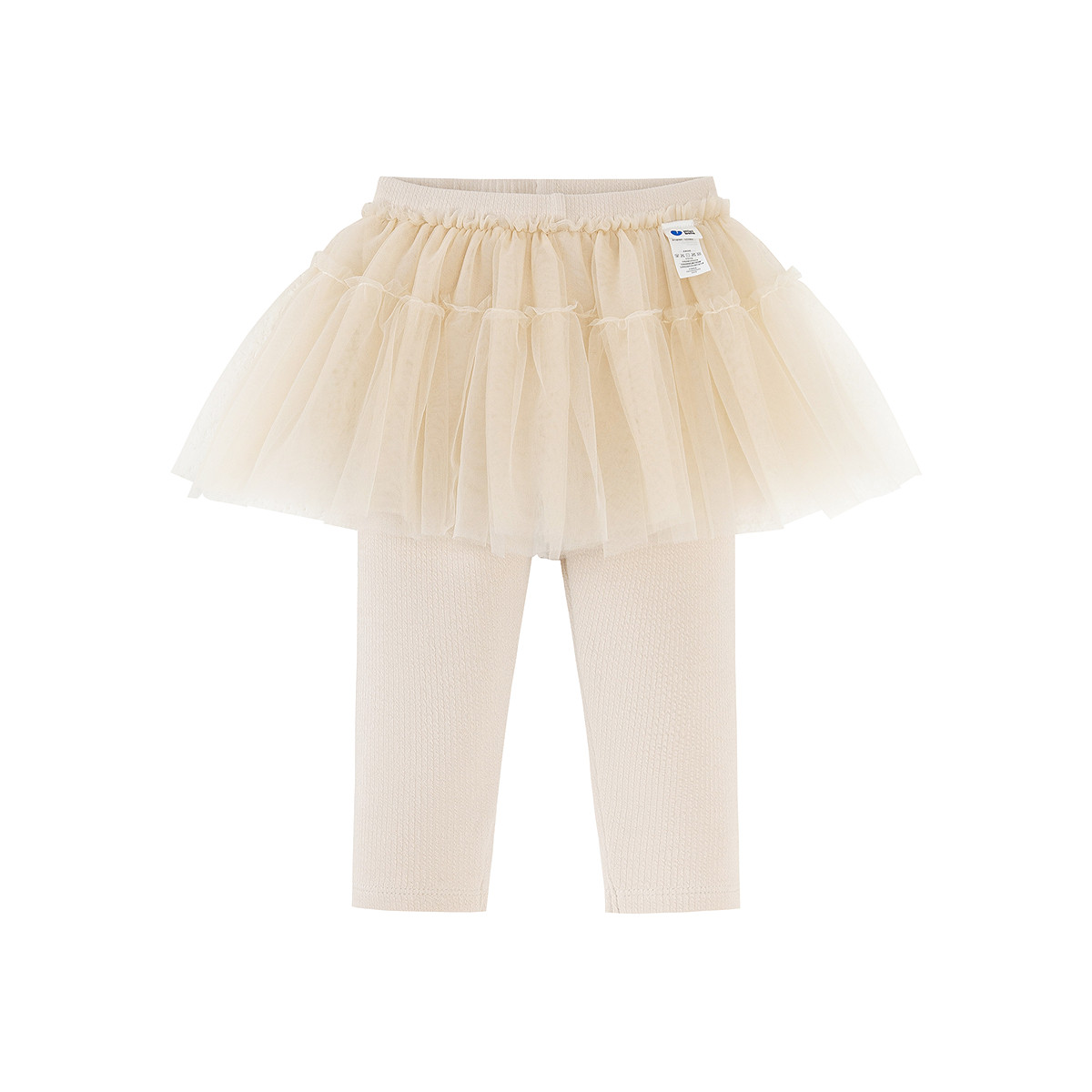 迷你巴拉巴拉女童宝宝裤子棉柔拼接蕾丝裙摆甜美打底裤春新款童装,淘宝优惠券,粉丝福利购,淘宝优惠卷