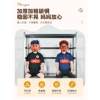 Household shelf storage rack multi-layer floor-to-ceiling balcony storage rack hole board bookshelf integrated wall storage iron shelf