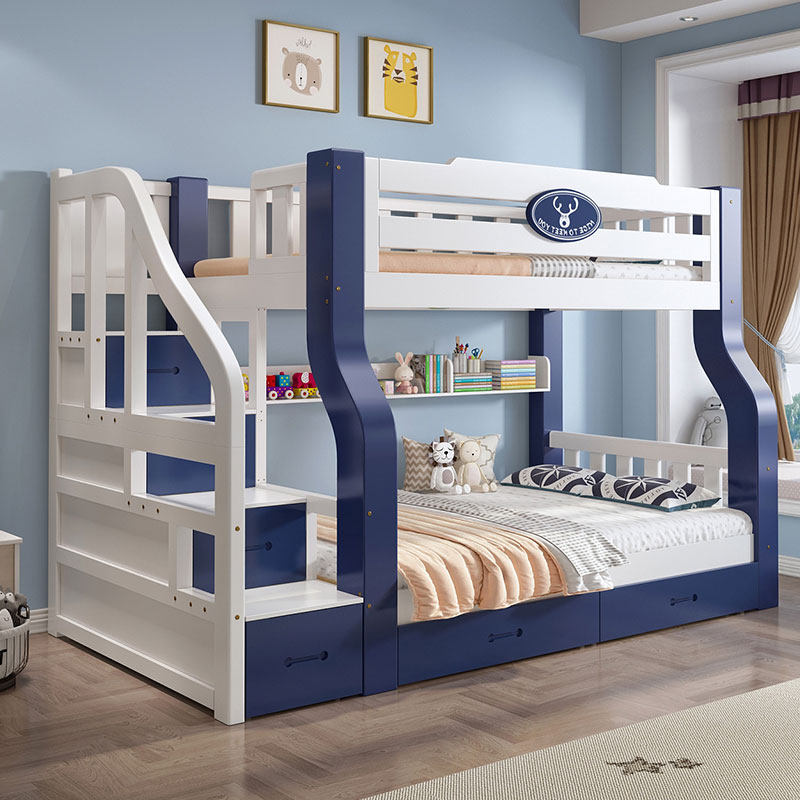 儿童上下床双层床实木两层上下铺男孩女孩高低床粉色小户型子母床,淘宝优惠券,粉丝福利购,淘宝优惠卷