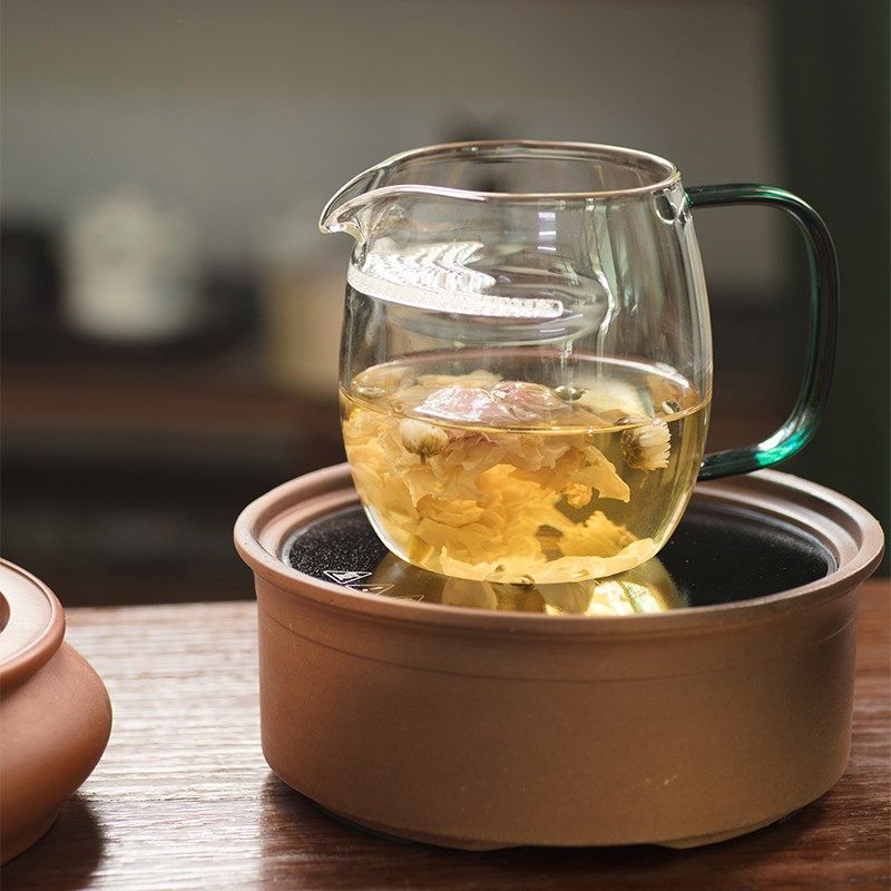 老白茶煮茶壶高硼硅月牙茶漏陈皮花茶绿茶过滤煮杯玻璃茶壶泡茶器,淘宝优惠券,粉丝福利购,淘宝优惠卷