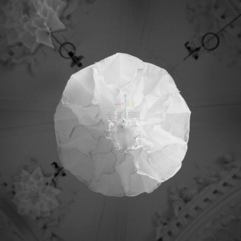 会开花的灯自动升降创意花灯艺术花瓣布艺吊灯酒店大堂装饰大厅灯,淘宝优惠券,粉丝福利购,淘宝优惠卷