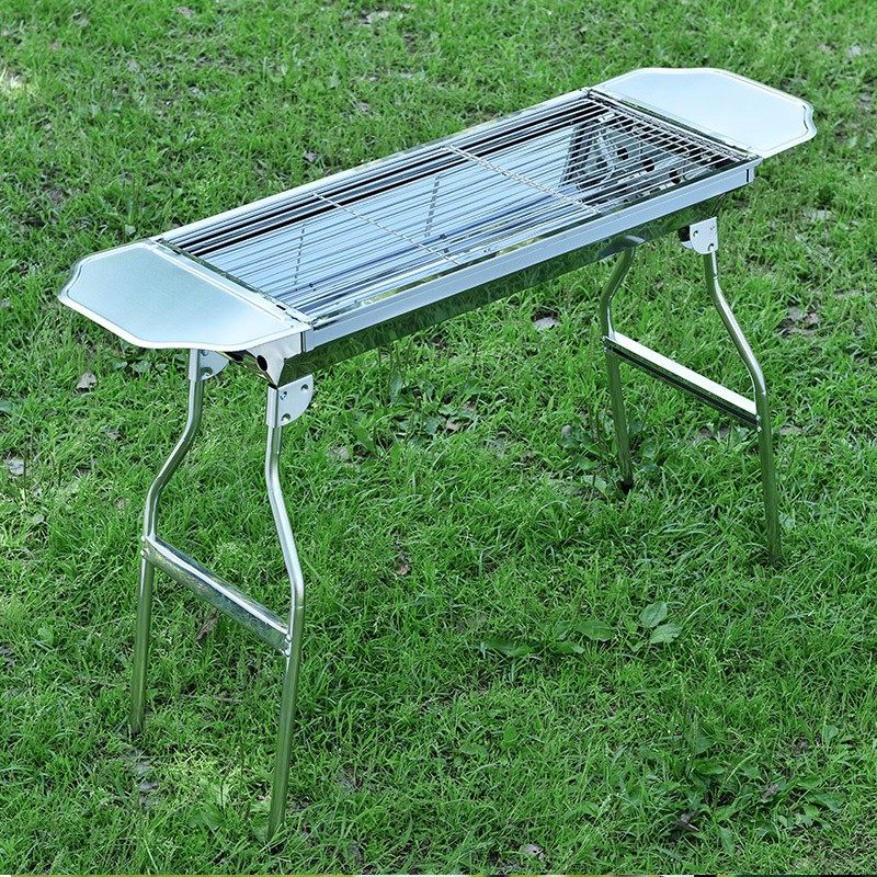 2张装烧烤网不锈钢长方形方格烤网网架工具户外用具用品烤炉配件,淘宝优惠券,粉丝福利购,淘宝优惠卷