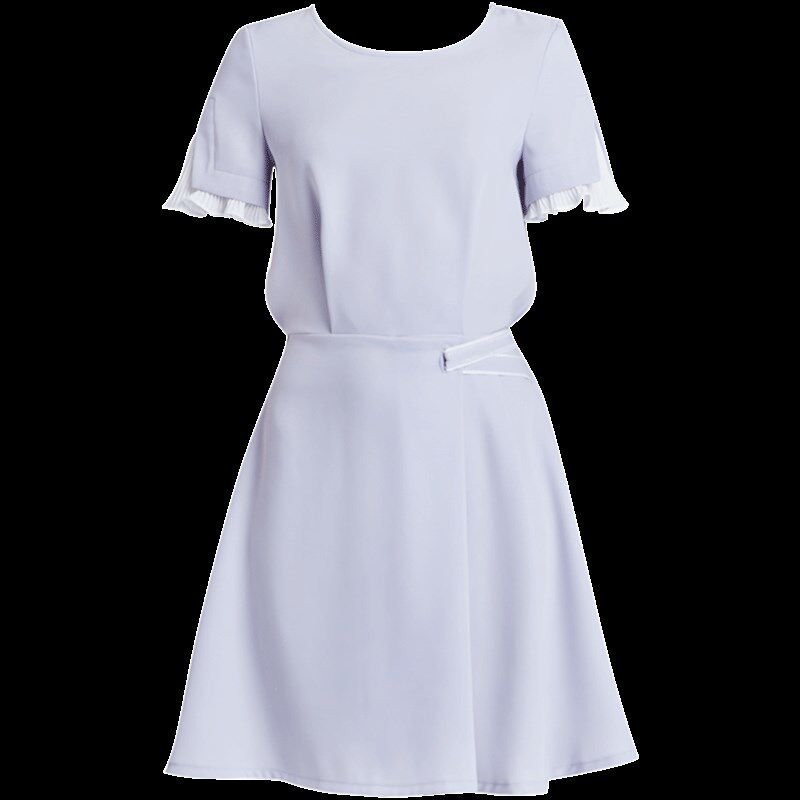 青仙 夏季法式复古连衣裙新款雪纺裙子女修身显瘦桔梗初恋裙,淘宝优惠券,粉丝福利购,淘宝优惠卷